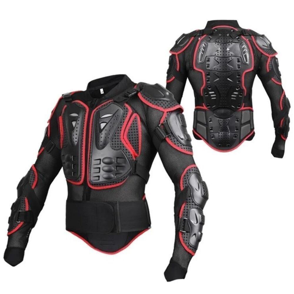 SULAITE GT201 Motorcycle Full Body Armor Jacket Chest Back Protection Clothing S